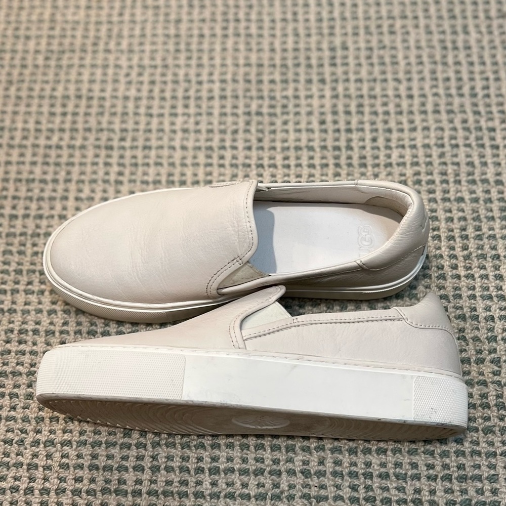 Ugg slip on white sneakers